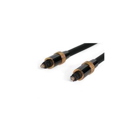 StarTech.com Cable Toslink Macho - Toslink Macho, 6 Metros, Negro