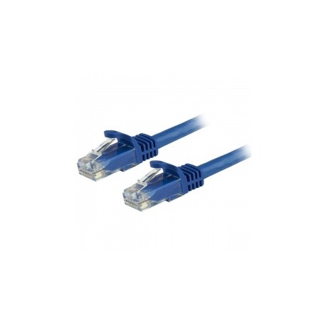 StarTech.com Cable Patch Cat6 UTP RJ-45 Macho - RJ-45 Macho, 20cm, Azul