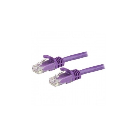 StarTech.com Cable Patch Cat6 UTP RJ-45 Macho - RJ-45 Macho, 1.8 Metros, Púrpura