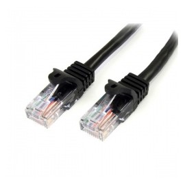 StarTech.com Cable Patch Cat5 UTP RJ-45 Macho - RJ-45 Macho, 50cm, Negro