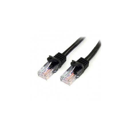 StarTech.com Cable Patch Cat5 UTP RJ-45 Macho - RJ-45 Macho, 50cm, Negro