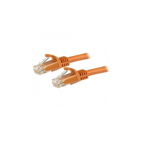 StarTech.com Cable Patch Cat6 UTP RJ-45 Macho - RJ-45 Macho, 20cm, Naranja