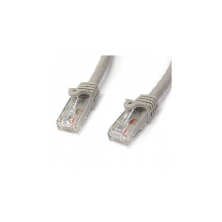 StarTech.com Cable Patch Cat6 UTP RJ-45 Macho - RJ-45 Macho, 2 Metros, Gris