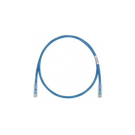 Panduit Cable Patch Cat6 UTP 28AWG, RJ-45 Macho - RJ-45 Macho, 90cm, Azul