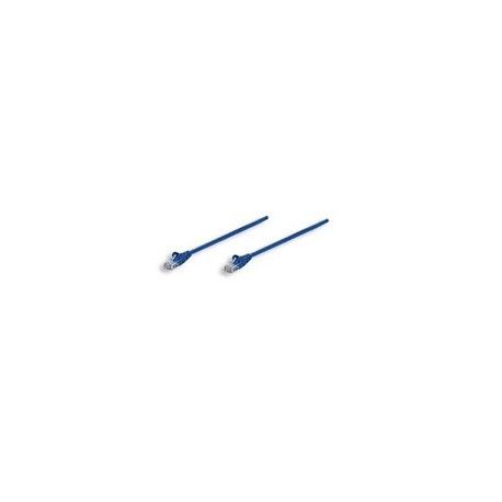 Intellinet Cable Patch Cat5e UTP RJ-45 Macho - RJ-45 Macho, 15cm, Azul