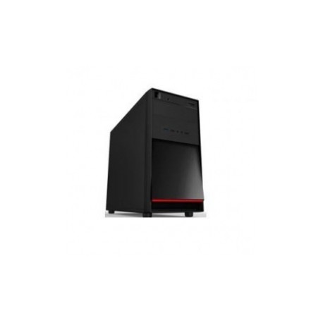 Gabinete K-mex CM-3F22, Mini-Tower, USB 2.0, con Fuente de 450W, Negro