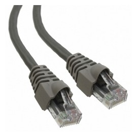 TE Connectivity Cable Patch Cat5e UTP RJ-45 Macho - RJ-45 Macho, 2 Metros, Gris