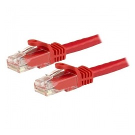 StarTech.com Cable Patch Cat6 UTP RJ-45 Macho - RJ-45 Macho, 15 Metros, Rojo