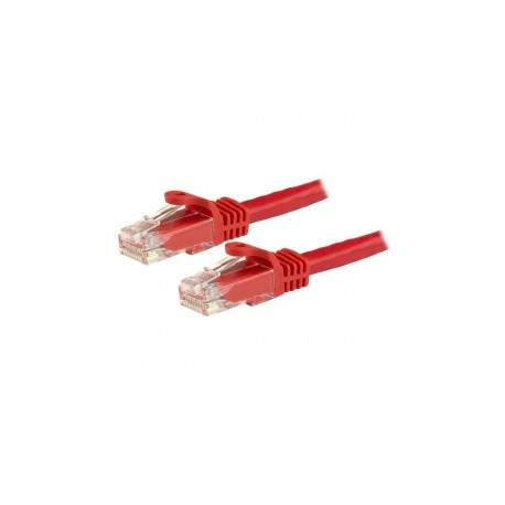 StarTech.com Cable Patch Cat6 UTP RJ-45 Macho - RJ-45 Macho, 15 Metros, Rojo