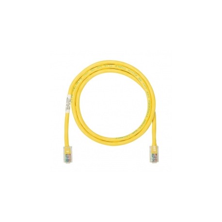 Panduit Cable Patch Cat5e UTP RJ-45 Macho - RJ-45 Macho, 1.52 Metros, Amarillo