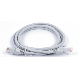 Naceb Cable Patch UTP Cat6e RJ-45 Macho - RJ-45 Macho, 3 Metros, Gris