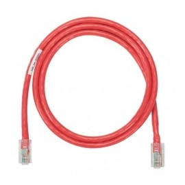 Panduit Cable Patch Cat5e UTP RJ-45 Macho - RJ-45 Macho, 91cm, Rojo