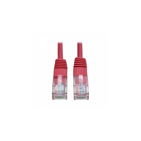 Tripp Lite Cable Patch Cat5e UTP RJ-45 Macho - RJ-45 Macho, 2.13 Metros, Rojo