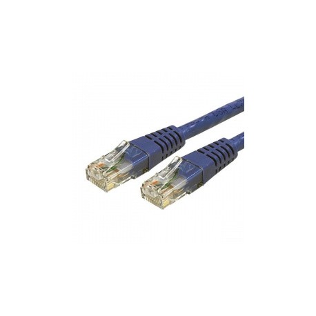 StarTech.com Cable Patch Moldeado Cat6 UTP RJ-45 Macho - RJ-45 Macho, 30cm, Azul