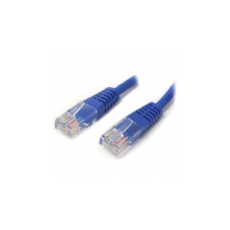 StarTech.com Cable Patch Moldeado Cat5e UTP RJ-45 Macho - RJ-45 Macho, 90cm, Azul