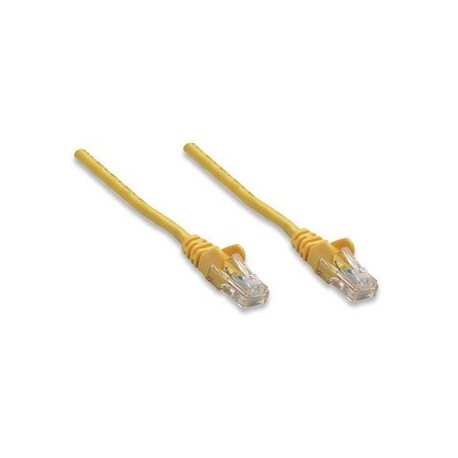 Intellinet Cable Patch Cat5e RJ-45 Macho - RJ-45 Macho, 1 Metro, Amarillo