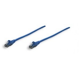 Intellinet Cable Patch Cat6 UTP RJ-45 Macho - RJ-45 Macho, 15cm, Azul