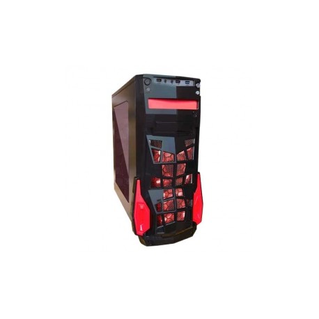 Gabinete Eagle Warrior FS-2 con Ventana LED Rojo, Torre, ATX