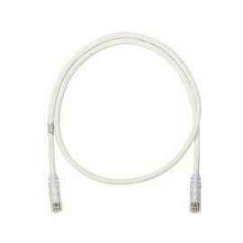 Panduit Cable Patch NetKey Cat6 UTP, Macho - Macho, 90cm, Blanco