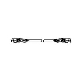 TE Connectivity Cable Patch Cat6 RJ-45 Macho - RJ-45 Macho, 2.1 Metros, Gris