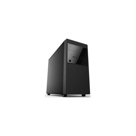 Gabinete K-mex CM-3U22, Mini-Tower, USB 2.0, con Fuente de 450W, Negro