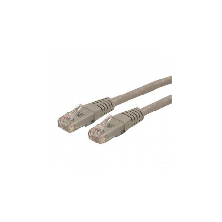 StarTech.com Cable Patch Cat6 RJ-45 Macho - RJ-45 Macho, 3 Metros, Gris