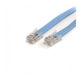 StarTech.com Cable Rollover de Consola Cisco, Ethernet RJ-45 Macho - Macho, 1.8 Metros, Azul