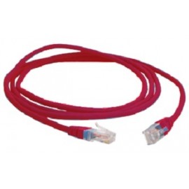 3M Cable Patch Cat5e UTP, RJ-45 Macho - RJ-45 Macho, 3 Metros, Rojo