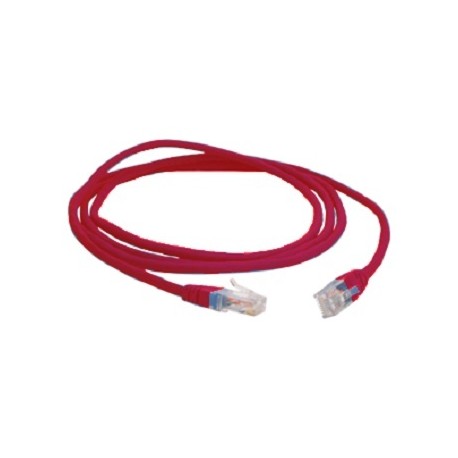 3M Cable Patch Cat5e UTP, RJ-45 Macho - RJ-45 Macho, 3 Metros, Rojo