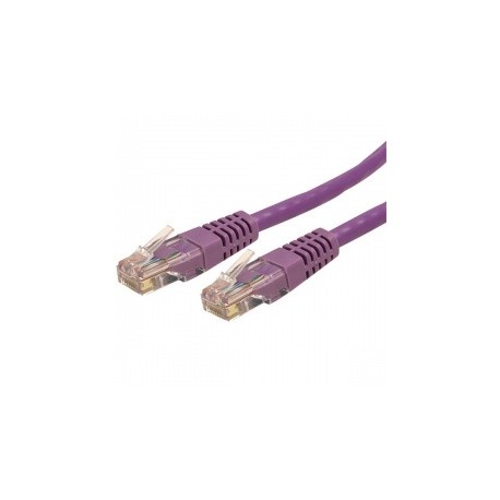 StarTech.com Cable Patch Cat6 UTP RJ-45 Macho - RJ-45 Macho, 3 Metros, Morado