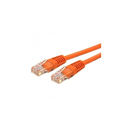 StarTech.com Cable Patch Cat6 UTP RJ-45 Macho - RJ-45 Macho, 4.6 Metros, Naranja