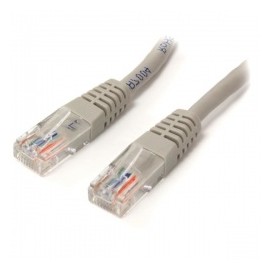 StarTech.com Cable Patch Moldeado Cat5e UTP, RJ-45 Macho - RJ-45 Macho, 2.1 Metros, Gris