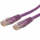 StarTech.com Cable Patch Moldeado Cat6 UTP, RJ-45 Macho - RJ-45 Macho, 7.6 Metros, Morado