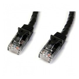 StarTech.com Cable Patch Snagless Cat6 UTP, RJ-45 Macho - RJ-45 Macho, 7.62 Metros, Negro