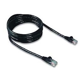 Belkin Cable Patch Snagless Cat6 RJ-45 - RJ-45, 3 Metros, Negro