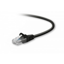 Belkin Cable Patch Snagless Cat5e RJ-45 - RJ-45, 3 Metros, Negro