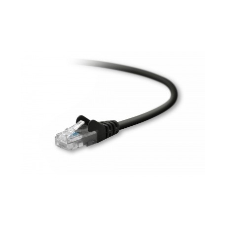 Belkin Cable Patch Snagless Cat5e RJ-45 - RJ-45, 3 Metros, Negro