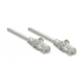 Intellinet Cable Patch Cat5e UTP CCA, RJ-45 Macho - RJ-45 Macho, 7.5 Metros, Gris