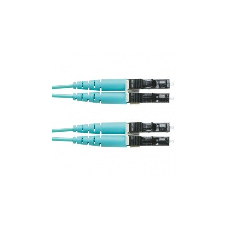 Panduit Cable Fibra Óptica OM3 LC Macho - LC Macho, 2 Metros, Turquesa