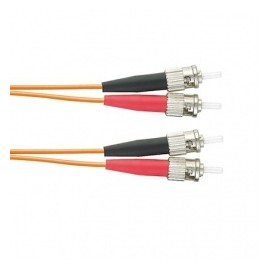 Panduit Cable Fibra Óptica OM1 ST Macho - ST Macho, 2 Metros, Naranja