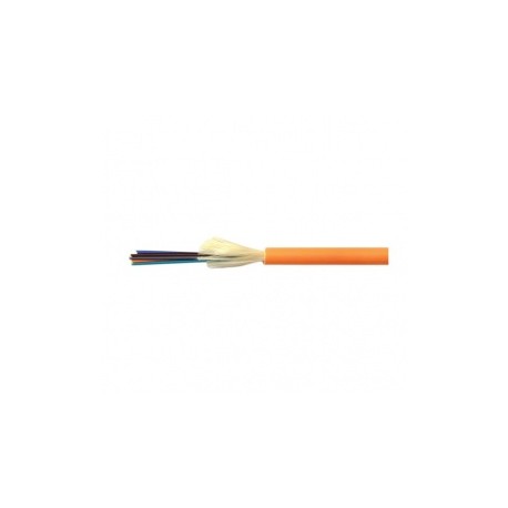 Superior Essex Cable Fibra Óptica OM2 de 6 Hilos, 50/125µm, Multimodo, Naranja