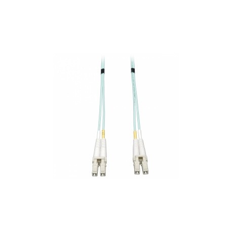 Tripp Lite Cable Fibra Óptica OM3 LC Macho - LC Macho, 1 Metro, Aqua