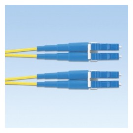 Panduit Cable Fibra Óptica OFNR LC Macho - LC Macho, 5 Metros, Amarillo