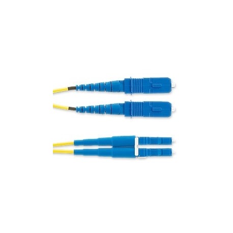 Panduit Cable Fibra Óptica OFNR SC Macho - LC Macho, 3 Metros, Amarillo