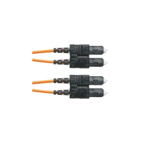 Panduit Cable Fibra Óptica OM3 SC Macho - SC Macho, 3 Metros, Naranja