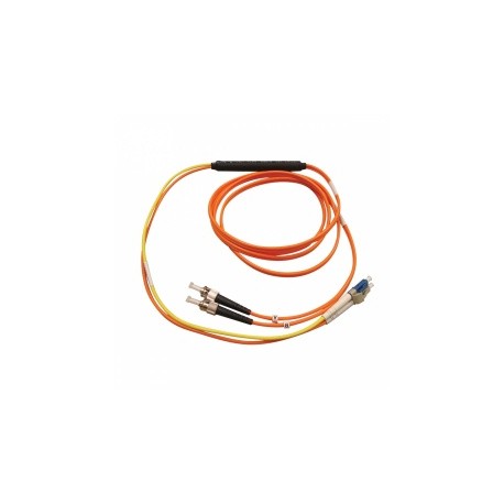 Tripp Lite Cable Fibra Óptica ST Macho - LC Macho, 3 Metros, Naranja/Amarillo