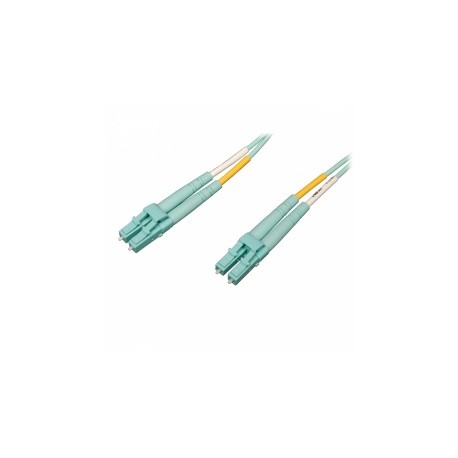 Tripp Lite Cable Fibra Óptica OM4 LSZH LC Macho - LC Macho, 1 Metro, Aqua