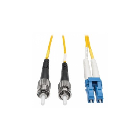 Tripp Lite Cable Fibra Óptica Duplex LC Macho - ST Macho, 3 Metros, Amarillo