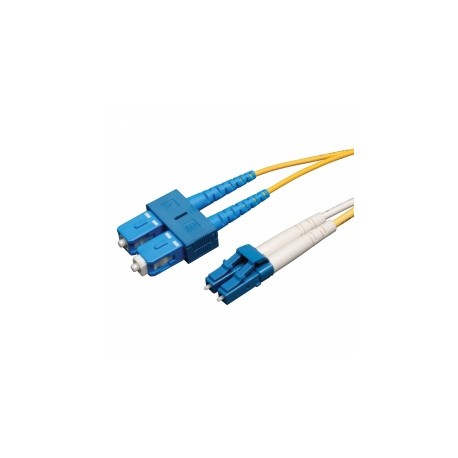 Tripp Lite Cable Fibra Óptica Duplex LC Macho - 2x SC Macho, 5 Metros, Amarillo