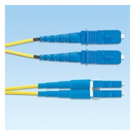 Panduit Cable Fibra Óptica OS2 de 2 Fibras SC Macho - LC Macho, 9/125, 2 Metros, Amarillo